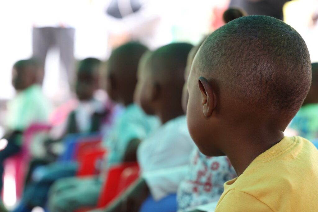 Children at the Imani Rehabilitation Center during the Supreme Court Judges visit on Saturday, 22 August 2026.