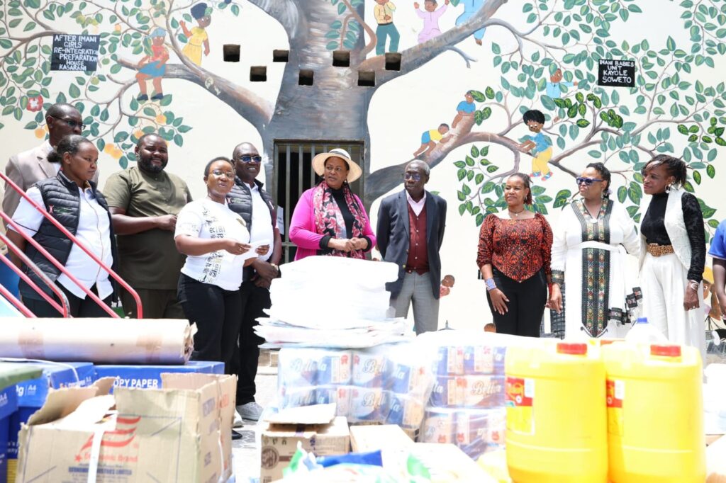 Supreme Court judges offering food, donations, and mentorship to show care and support to the children at the Imani Rehabilitation Center on Saturday, 22 August 2026.