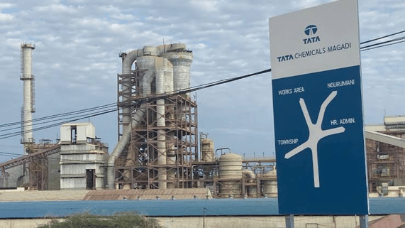 Tata Chemicals plant in Lake Magadi.