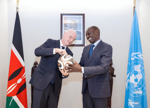 President Ruto Holds Talks with FIFA to Construct 32 New Stadia in Kenya