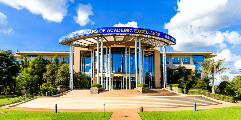 The administration building at the USIU-Africa campus in Nairobi, where the convicted former USIU student and victim previously studied.